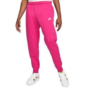 NWT Nike Sportswear Club Fleece Joggers Fireberry Hot Pink-sz Large